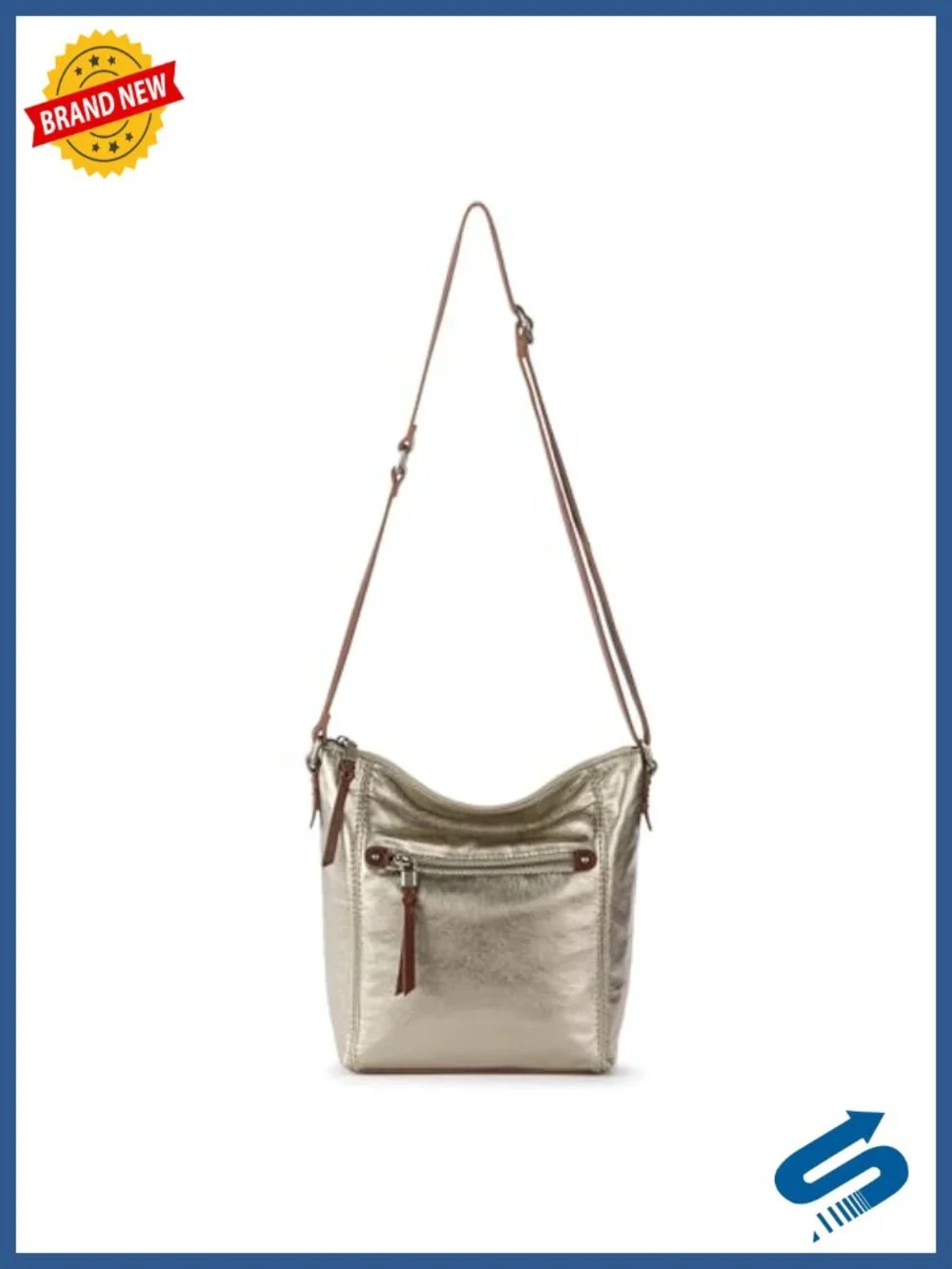 Leather Crossbody Purse with Adjustable Strap - Women's Handbag for Everyday &